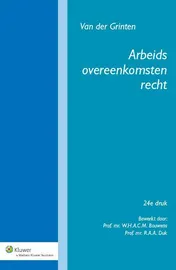 Omslag van Arbeidsovereenkomstenrecht