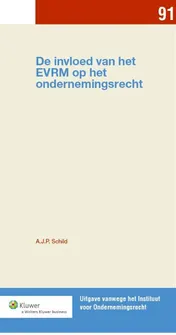 Omslag van De invloed van het EVRM op het ondernemingsrecht