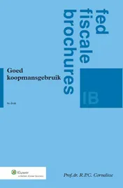 Omslag van Goed koopmansgebruik