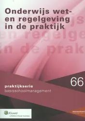 Omslag van Onderwijs wet- en regelgeving in de praktijk