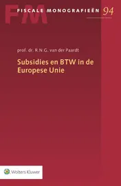 Omslag van Subsidies en BTW in de Europese Unie