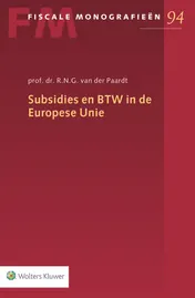 Omslag van Subsidies en BTW in de Europese Unie