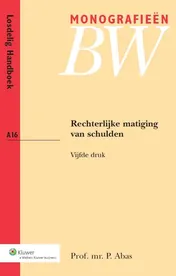 Omslag van Rechterlijke matiging van schulden