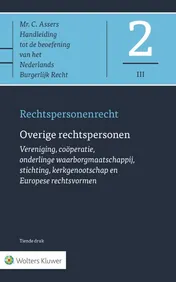 Omslag van Overige rechtspersonen