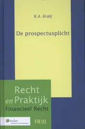 Omslag van De Prospectusplicht