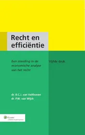 Omslag van Recht en efficientie