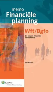 Omslag van Memo financiele planning - Wft/bgfo