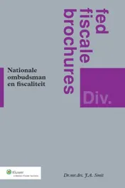 Omslag van Nationale ombudsman en fiscaliteit