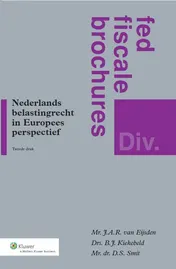 Omslag van Nederlands belastingrecht in Europees perspectief