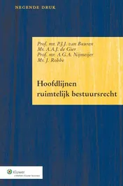 Omslag van Hoofdlijnen ruimtelijk bestuursrecht