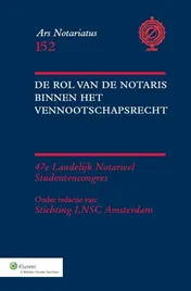 Omslag van De rol van de notaris binnen het vennootschapsrecht