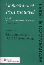 Omslag van Wet gemeenschappelijke regelingen