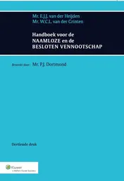 Omslag van Handboek voor de Naamloze en de Besloten Vennootschap