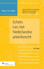 Omslag van Schets van het Nederlandse arbeidsrecht