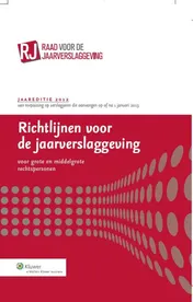 Omslag van Richtlijnen voor de jaarverslaggeving, grote en middelgrote rechtspersonen 2012