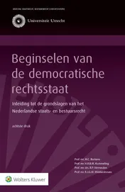 Omslag van Beginselen van de democratische rechtsstaat