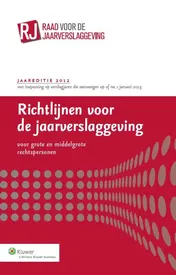 Omslag van Richtlijnen voor de jaarverslaggeving