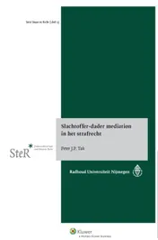 Omslag van Slachtoffer dader mediation in het strafrecht