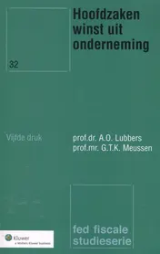 Omslag van Hoofdzaken winst uit onderneming