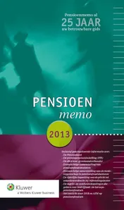 Omslag van Pensioenmemo