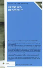 Omslag van Openbare-orderecht