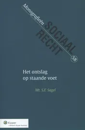 Omslag van Het ontslag op staande voet
