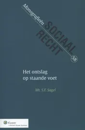 Omslag van Het ontslag op staande voet