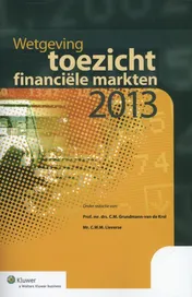 Omslag van Wetgeving toezicht financiele markten 2013