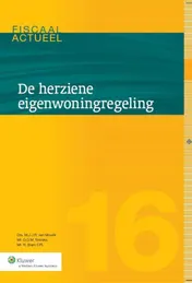 Omslag van De herziene eigenwoningregeling