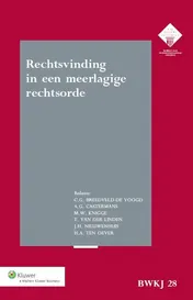 Omslag van Rechtsvinding in een meerlagige rechtsorde