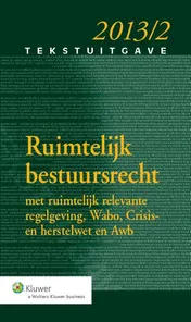 Omslag van Ruimtelijk bestuursrecht