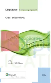Omslag van Crisis- en herstelwet
