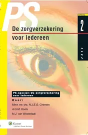 Omslag van PS special de zorgverzekering voor iedereen