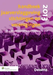 Omslag van Handboek jaarverslaggeving stichtingen en verenigingen