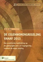 Omslag van De eigenwoningregeling vanaf 2013