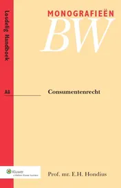 Omslag van Consumentenrecht