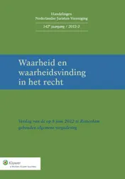Omslag van waarheid en waarheidsvinding in het recht