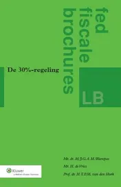 Omslag van De 30 procent regeling