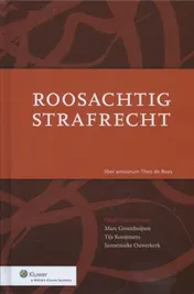 Omslag van Roosachtig strafrecht