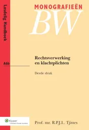 Omslag van Rechtsverwerking en klachtplichten