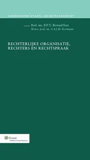 Omslag van Rechterlijke organisatie, rechters en rechtspraak