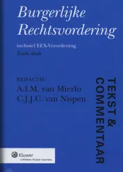 Omslag van Burgerlijke rechtsvordering
