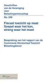 Omslag van Fiscaal toezicht op maat