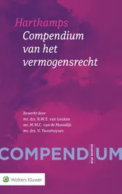 Omslag van Hartkamps Compendium van het vermogensrecht