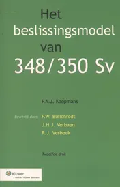 Omslag van Het beslissingsmodel van 348/350 Sv