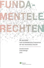 Omslag van De invloed van fundamentele rechten op het materiele recht