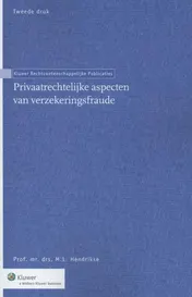 Omslag van Privaatrechtelijke aspecten van verzekeringsfraude
