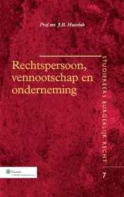 Omslag van Rechtspersoon, vennootschap en onderneming