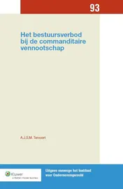 Omslag van Het bestuursverbod bij de commanditaire vennootschap