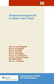Omslag van Ondernemingsrecht in tijden van crisis
